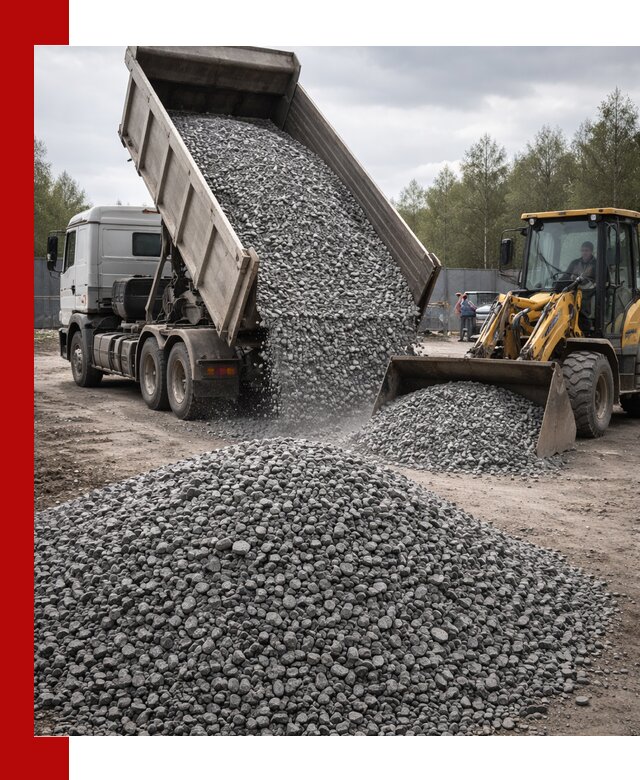 Доставка и продажа щебня гранитного в Качканаре