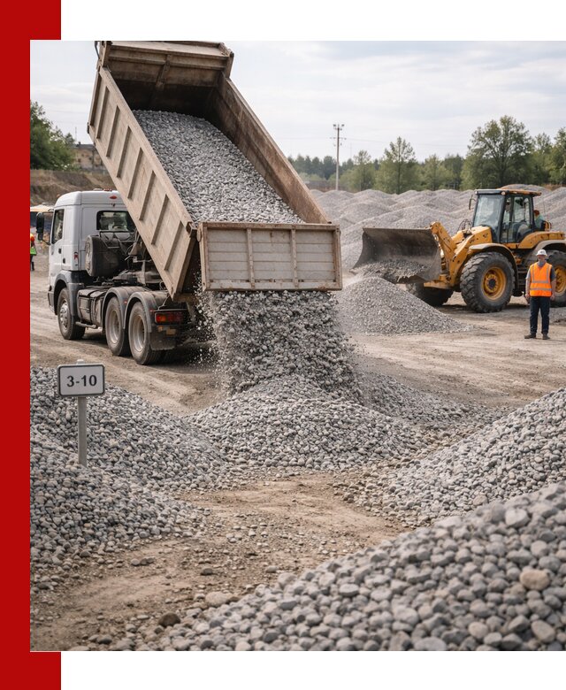 Гранитный щебень фракции 3–10: доставка и продажа в Качканаре