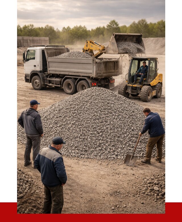 Гравийный щебень фракция 5-20 в Качканаре от 2461 р. ПРОНЕРУДКчк