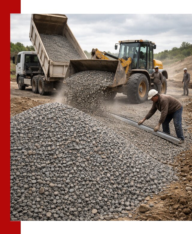 Гравийный щебень фракция 5-20 с доставкой в Качканаре