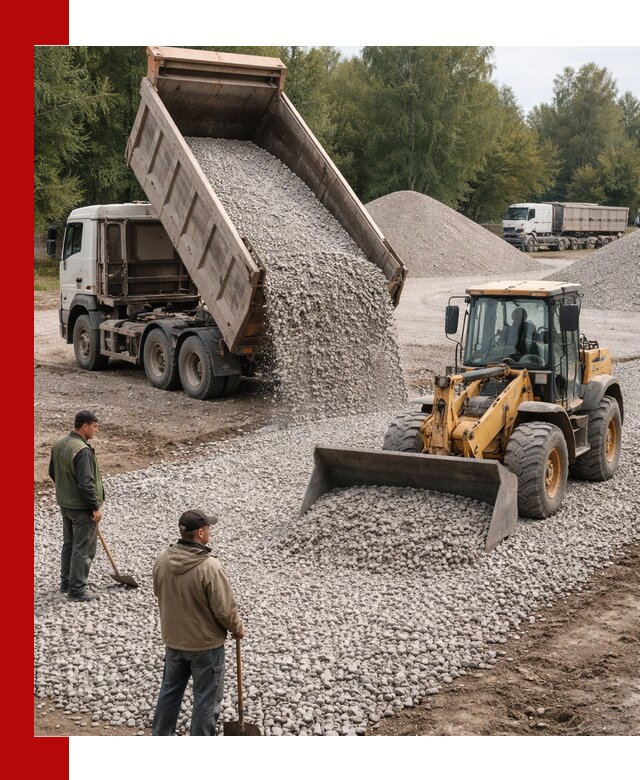 Купить гравийный щебень фракция 20-40 в Качканаре с доставкой