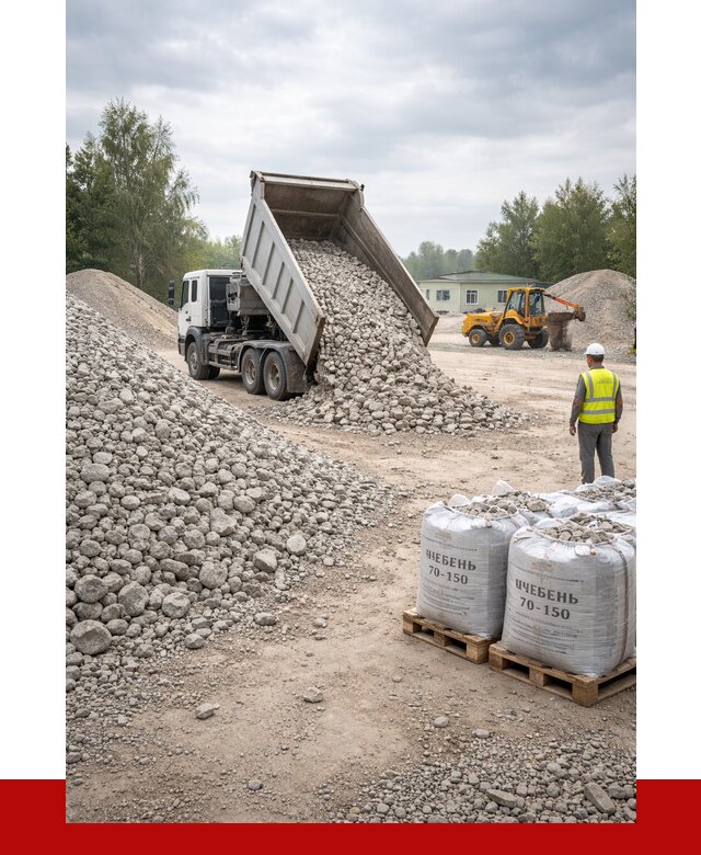 Известняковый щебень фракция 70-150 в Качканаре от 1282 р. | ПРОНЕРУДКчк