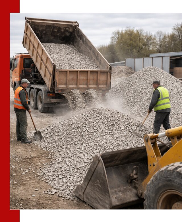 Доломитовый щебень фракции 5-20 с доставкой в Качканаре