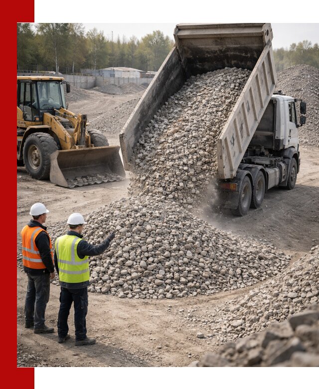 Вторичный щебень фракция 40–70 доставка в Качканаре