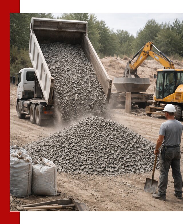 Доставка и продажа бетонного щебня в Качканаре