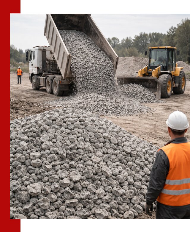 Доставка бетонного щебня фракции 20-40 в Качканаре