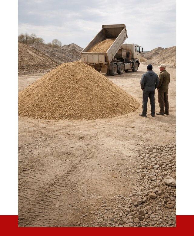 Карьерный песок крупнозернистый в Качканаре от 8715 р | ПРОНЕРУДКчк