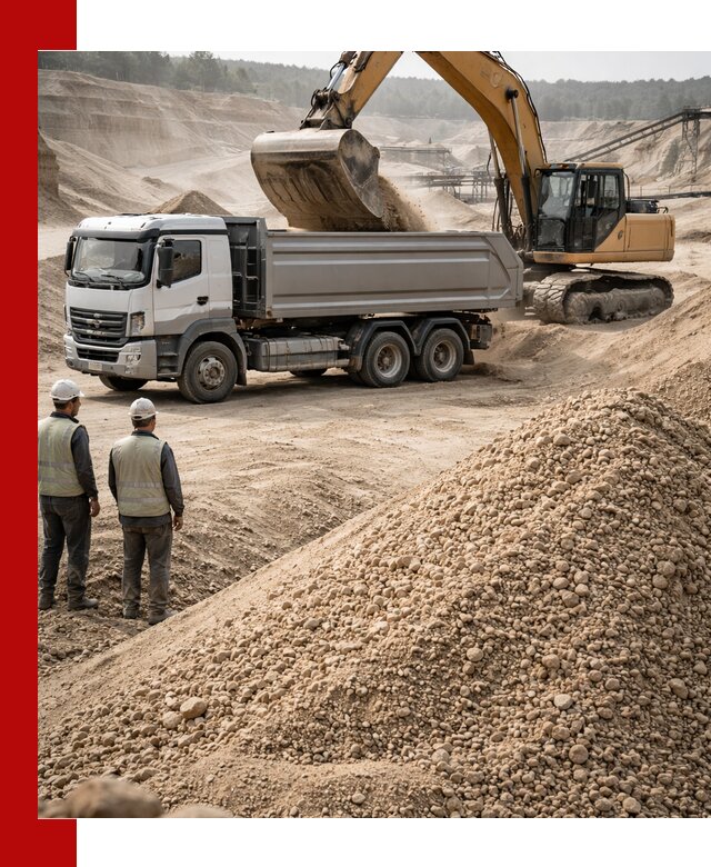 Карьерный крупнозернистый песок с доставкой в Качканаре