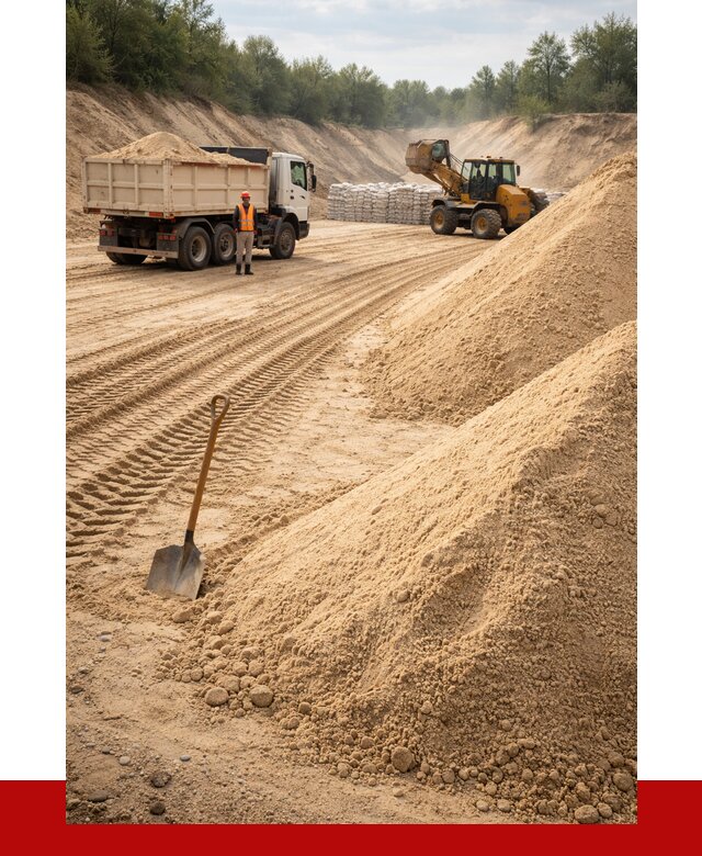 Карьерный песок мелкозернистый в Качканаре от 9228 р. | ПРОНЕРУДКчк