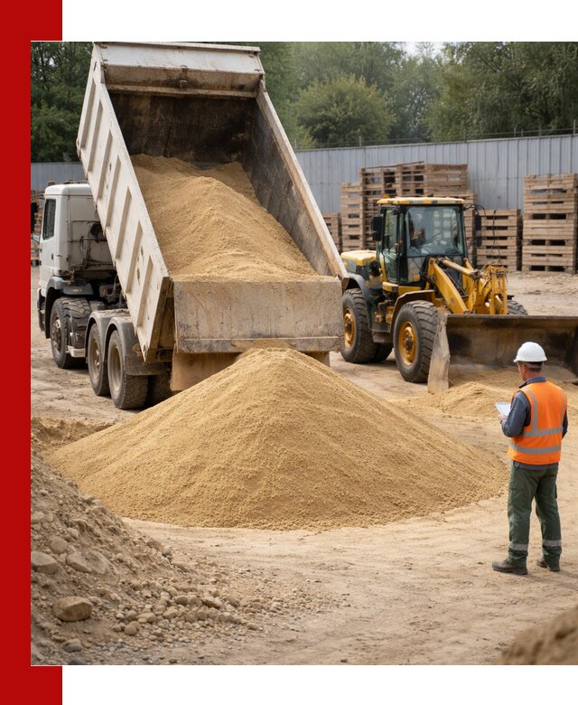 Доставка карьерного мелкозернистого песка в Качканаре