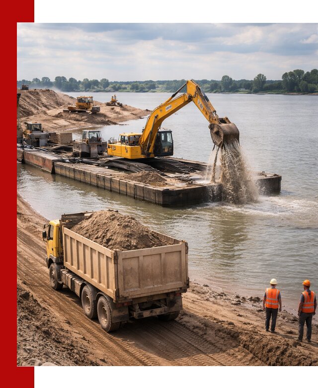 Намывной песок с доставкой в Качканаре оптом и в розницу