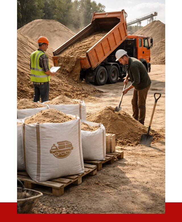 Строительный песок в Качканаре от 2256 р. с доставкой, ПРОНЕРУДКчк