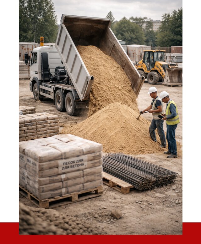 Песок для бетона в Качканаре от 2563 р. с доставкой, ПРОНЕРУДКчк