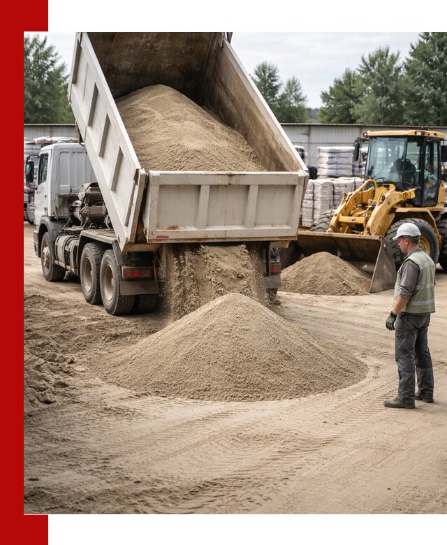 Поставка и доставка песка для бетона в Качканаре