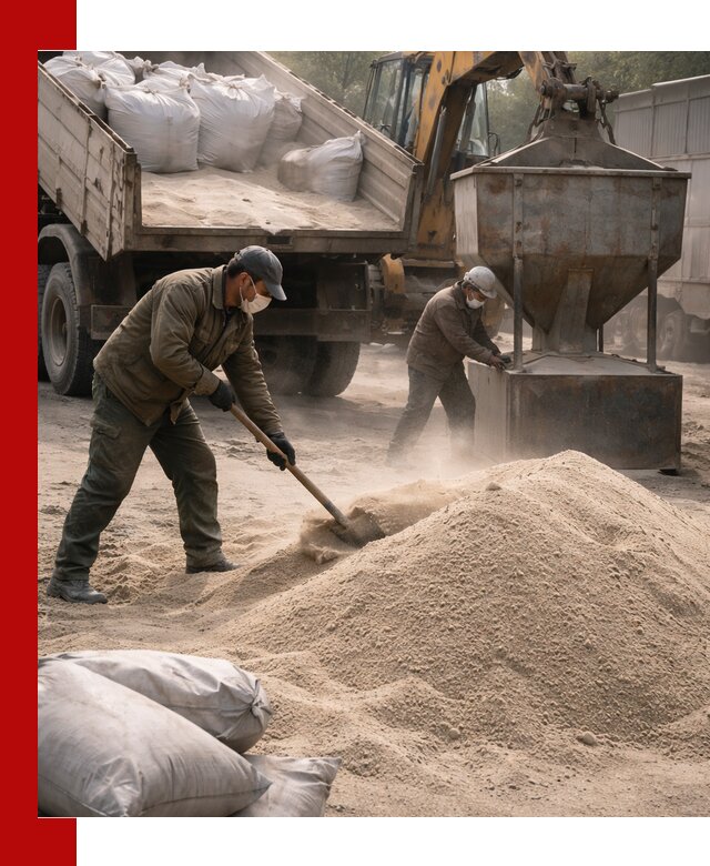 Кварцевый песок для пескоструя в Качканаре — доставка и качество