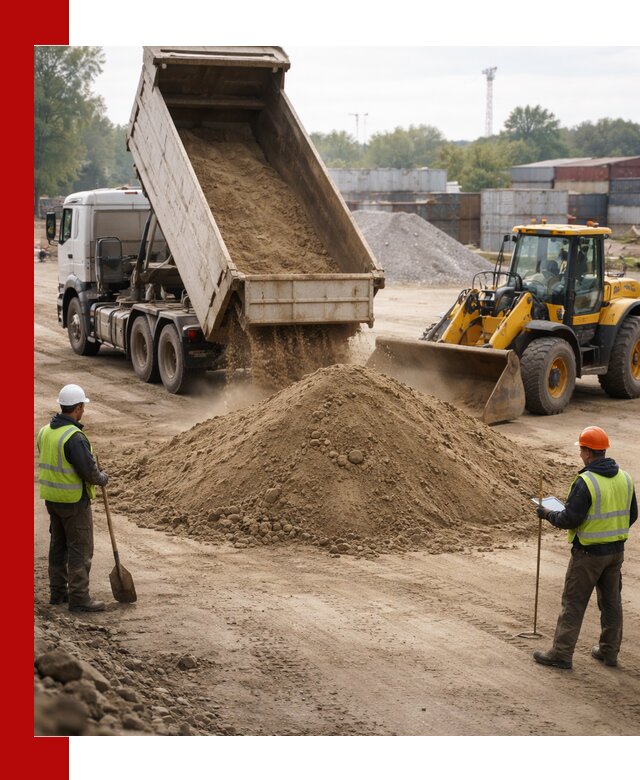 Доставка и продажа пескогрунта оптом и в розницу в Качканаре