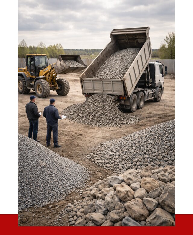 Гравий и камень с доставкой в Качканаре от 4306 р. - ПРОНЕРУДКчк