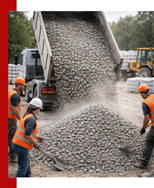 Доставка гравия и камня в Качканаре оптом и в розницу