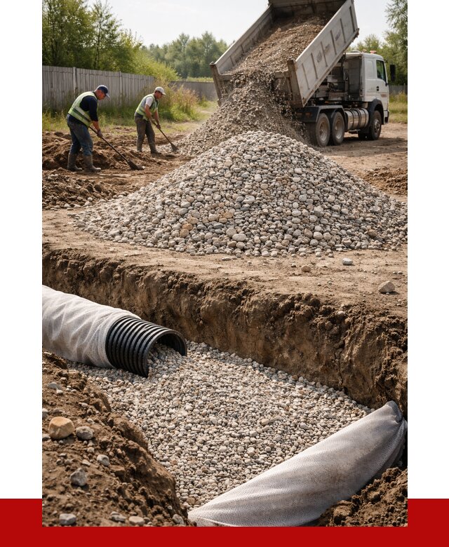 Гравий для дренажа в Качканаре от 2256 р., доставка ПРОНЕРУДКчк