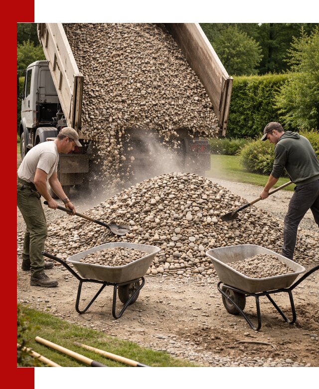 Доставка и продажа декоративной гальки в Качканаре