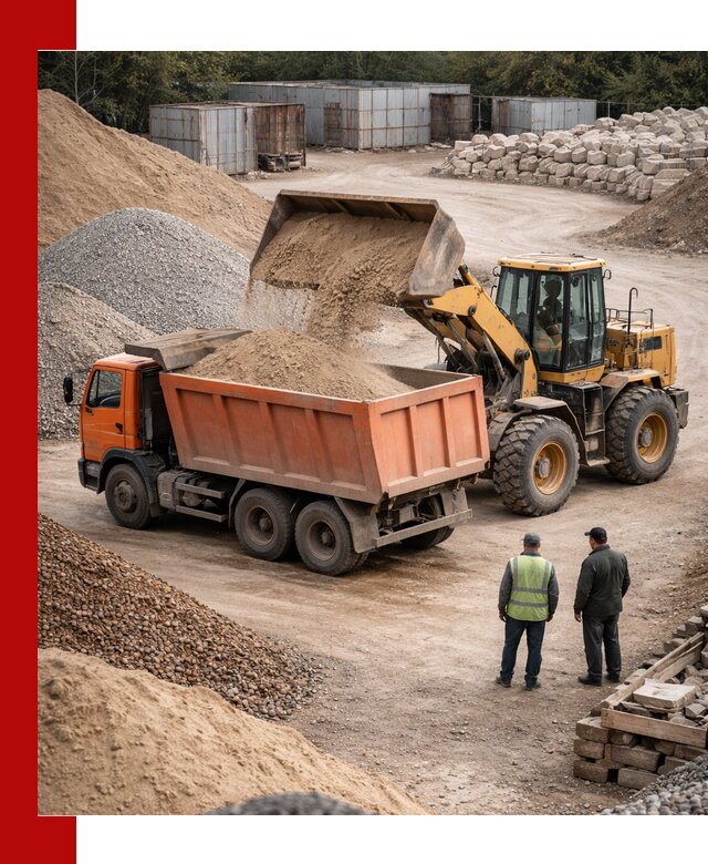 Доставка сыпучих смесей и смесей для стройки в Качканаре