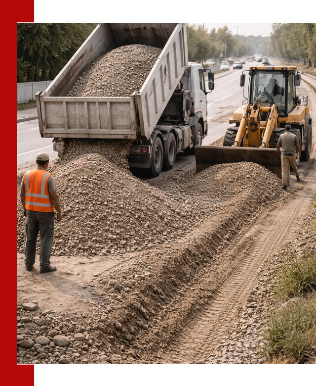Опгс для устройства дорог и подсыпки в Качканаре