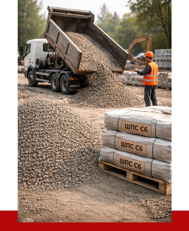 ЩПС С6 в Качканаре с доставкой от 2256 р. за куб | ПРОНЕРУДКчк