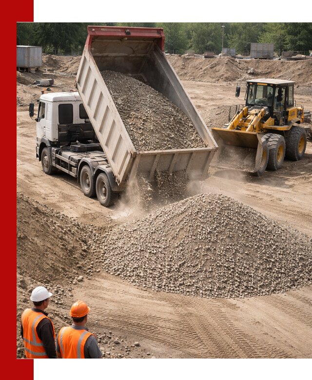 Щебень с песком (ЩГПС С2) с доставкой в Качканаре