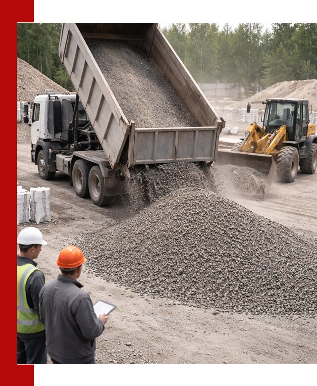 Доставка и продажа гранитного отсева 0-10 в Качканаре