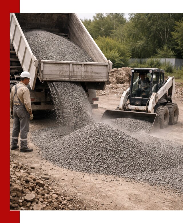 Доставка гравийного отсева 0-5 в Качканаре оптом и в розницу