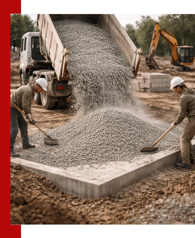 Доставка и продажа отсева для бетона в Качканаре