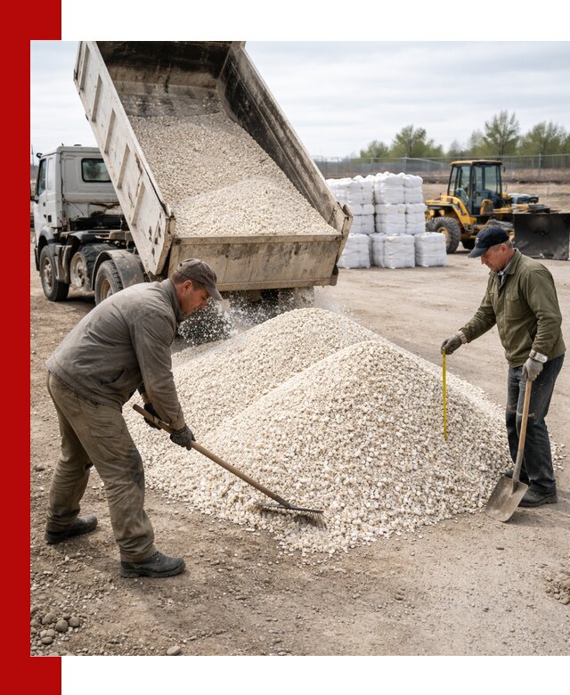 Мраморная крошка с доставкой и разгрузкой в Качканаре