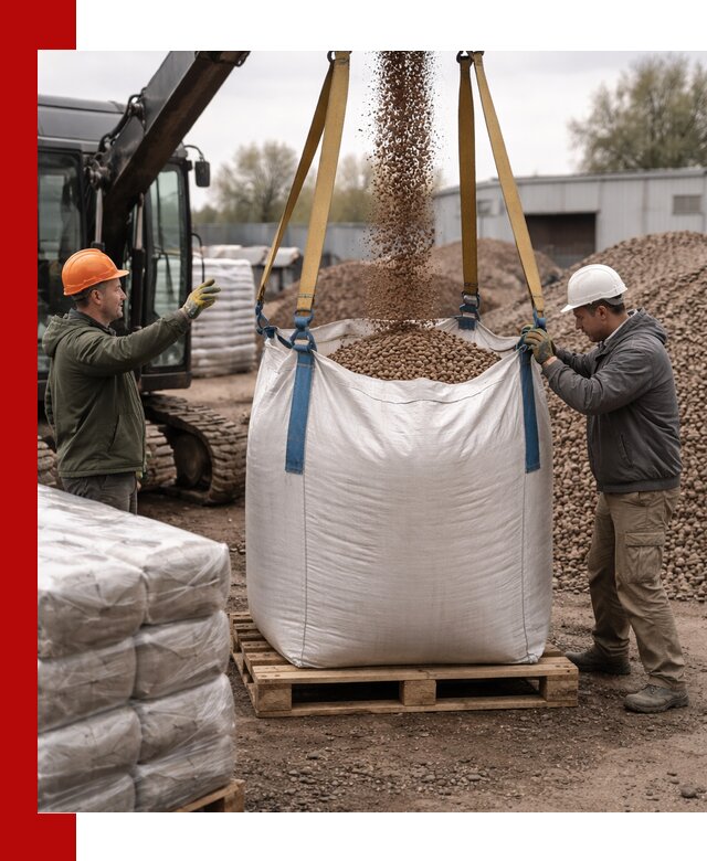 Керамзит в биг-бегах с доставкой в Качканаре