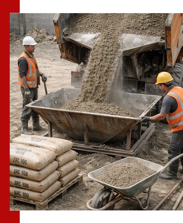 Доставка цементно-песчаной смеси М100 в Качканаре