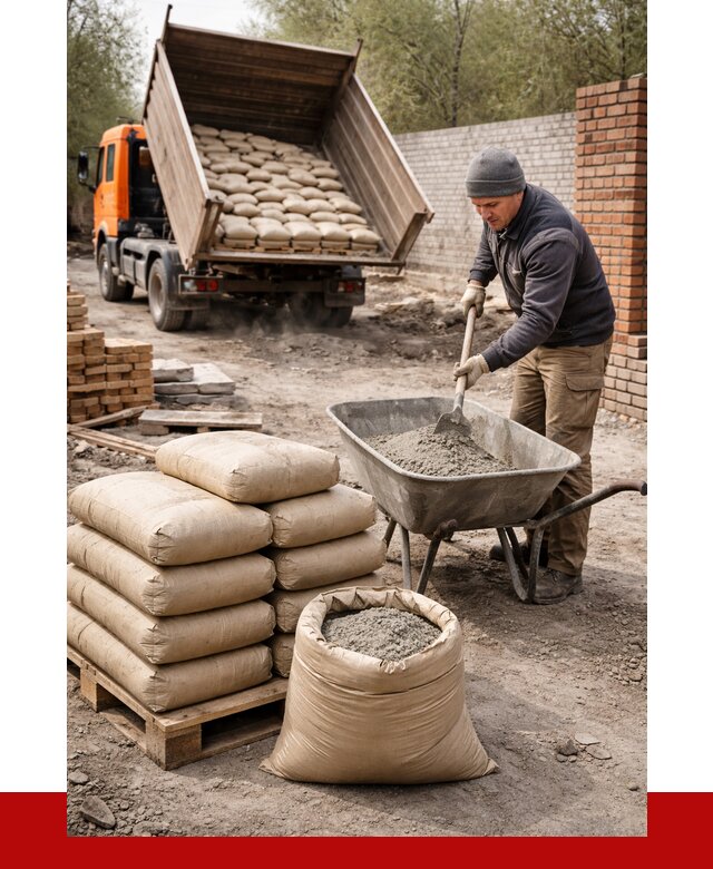 Купить сухую смесь для кладки в Качканаре от 1230 р. | ПРОНЕРУДКчк