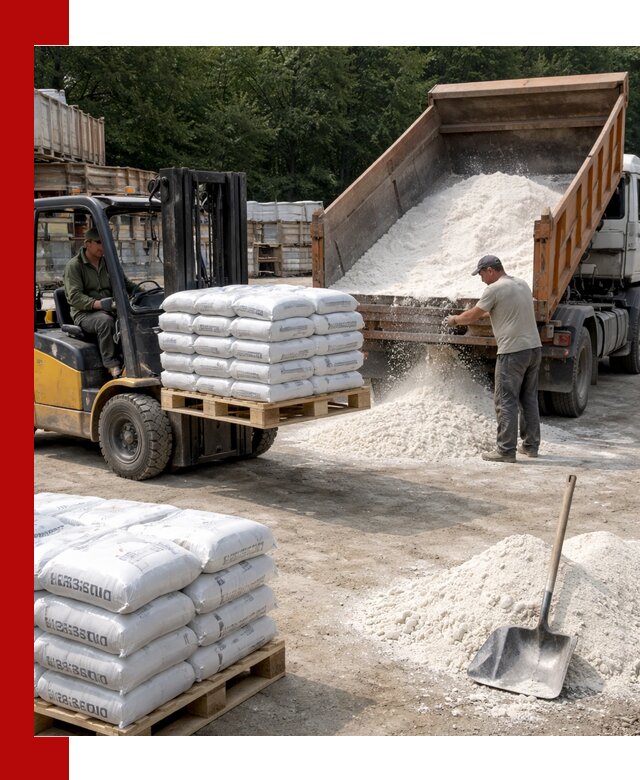 Доставка строительной извести оптом и в розницу в Качканаре