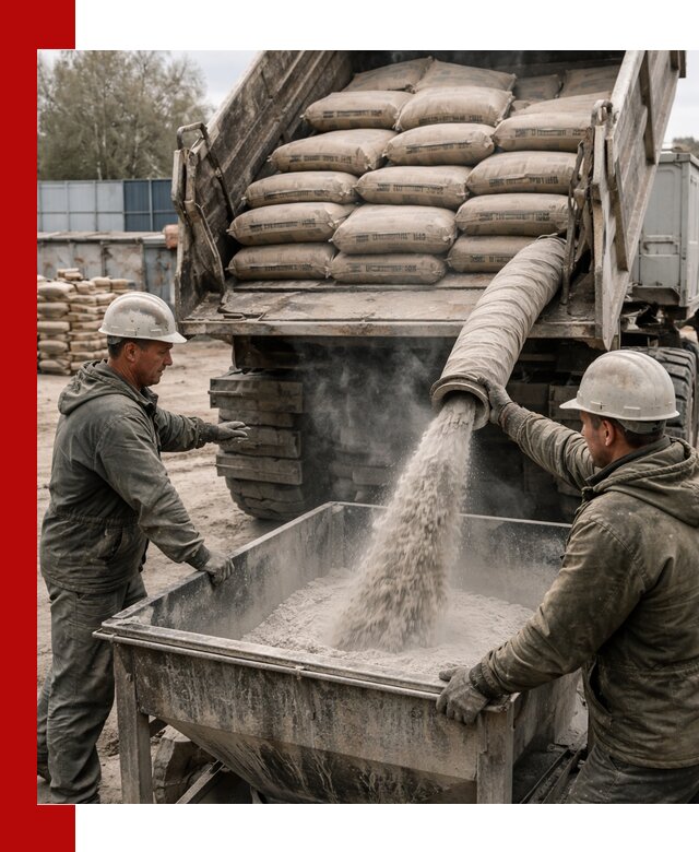 Доставка цемента М400 в Качканаре оптом и в розницу