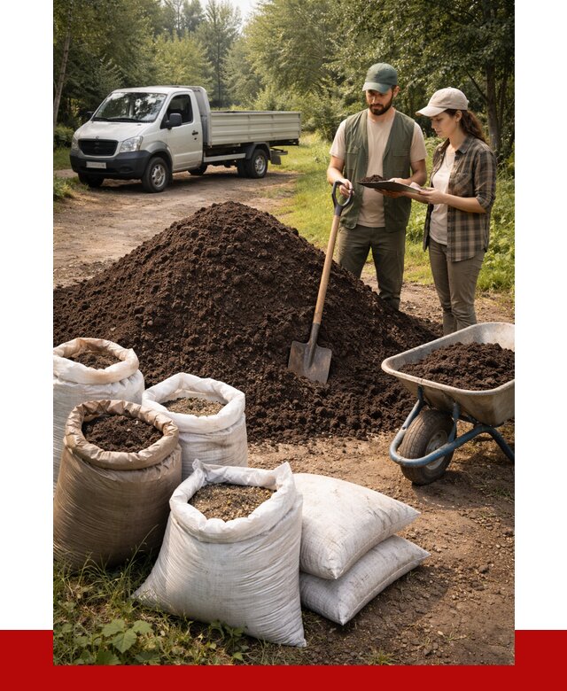 Купить грунт с доставкой в Качканаре от 4614 р. за м3 | ПРОНЕРУДКчк