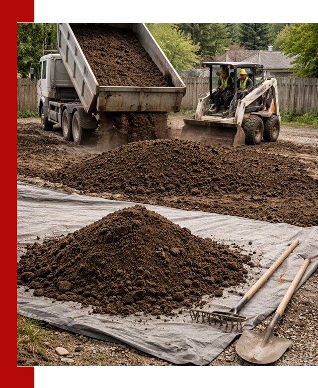 Грунт для отсыпки участка с доставкой в Качканаре