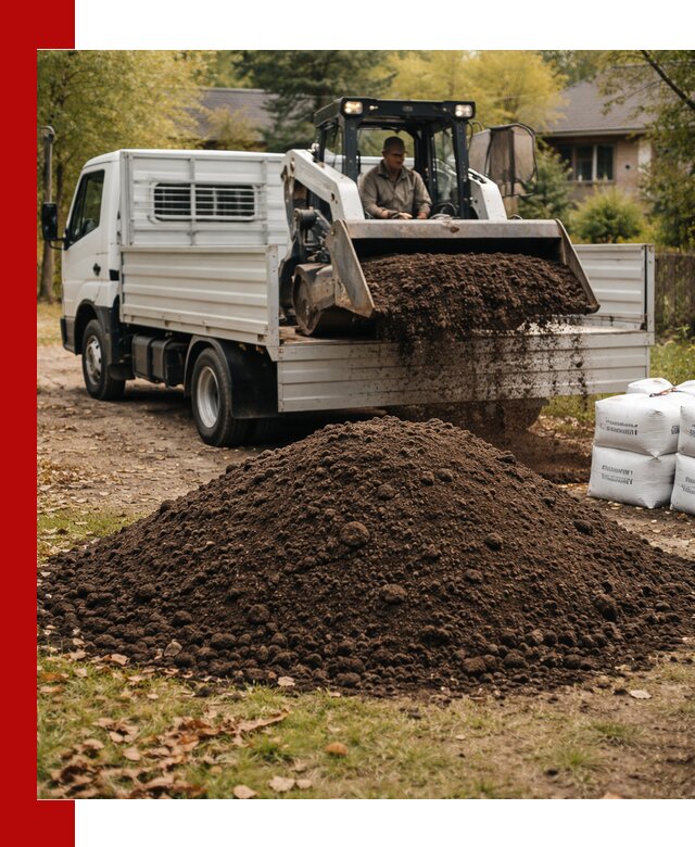 Доставка садовой земли в больших объёмах в Качканаре
