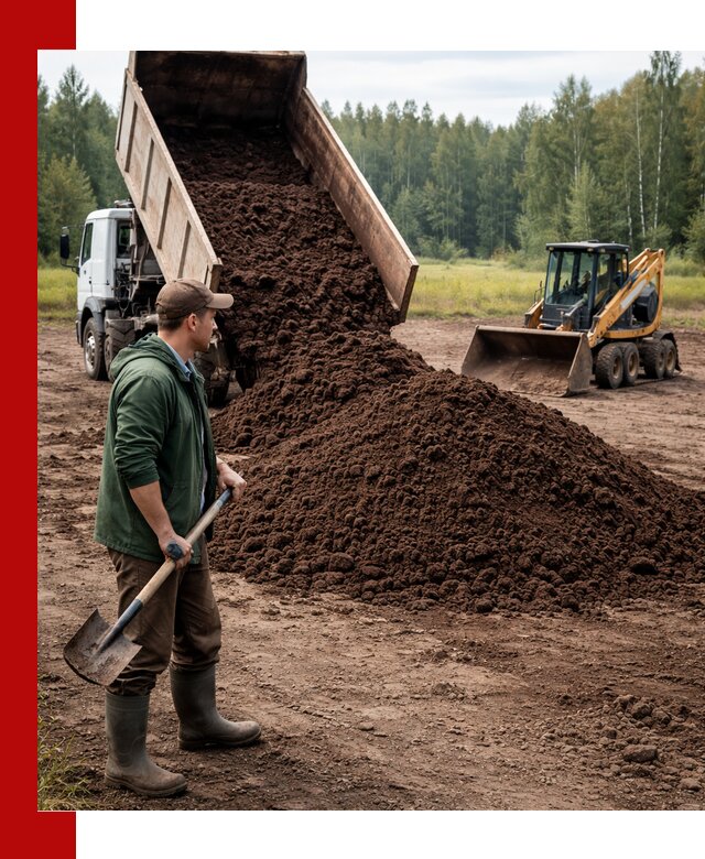 Купить верховой торф с доставкой в Качканаре для садоводства и растений