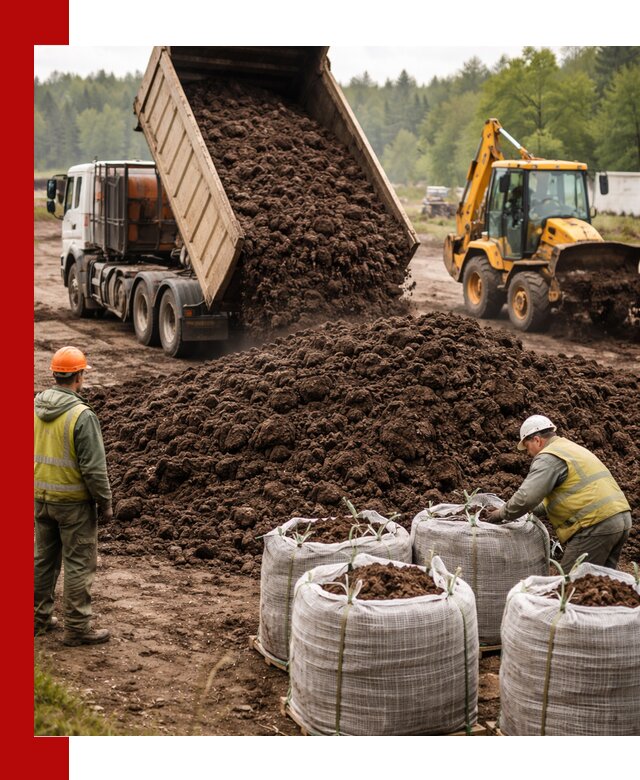 Доставка нейтрального торфа в Качканаре оптом и в розницу