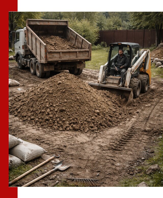 Суглинок для планировки участков в Качканаре с доставкой и выгрузкой