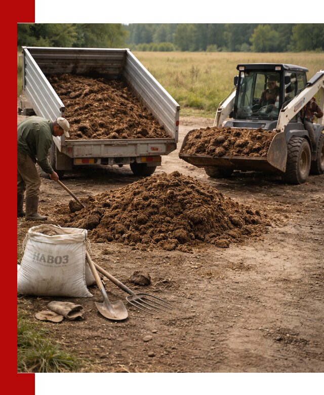 Доставка конского навоза в Качканаре с разгрузкой и доставкой на объект