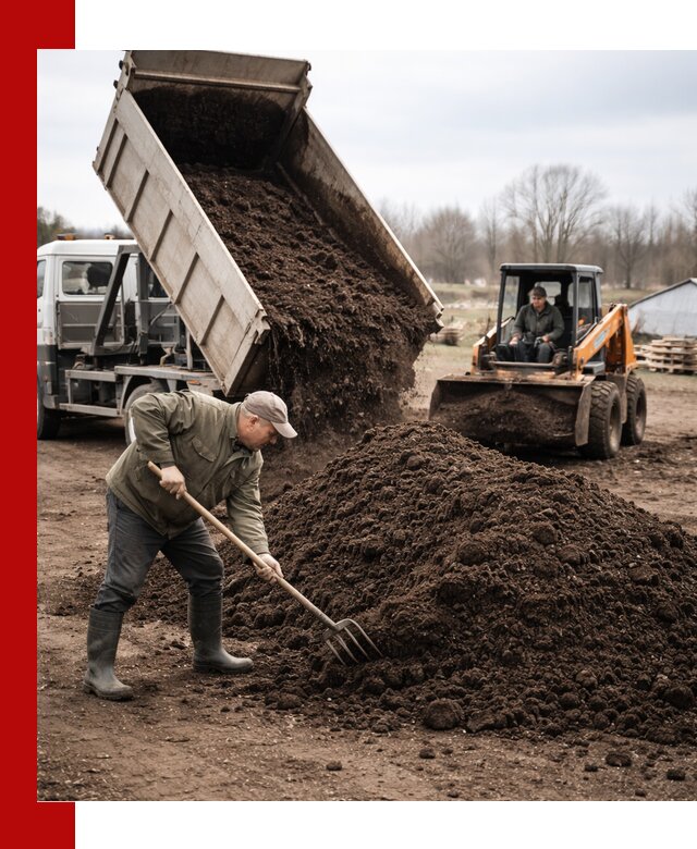Доставка и продажа перегноя в Качканаре быстро и дешево