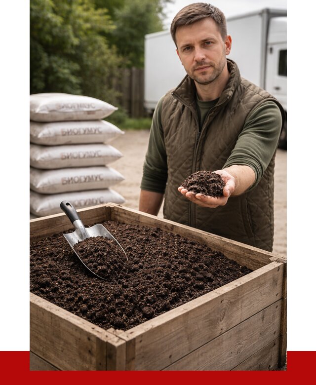 Купить биогумус в Качканаре с доставкой от 8715 р. за куб | ПРОНЕРУДКчк