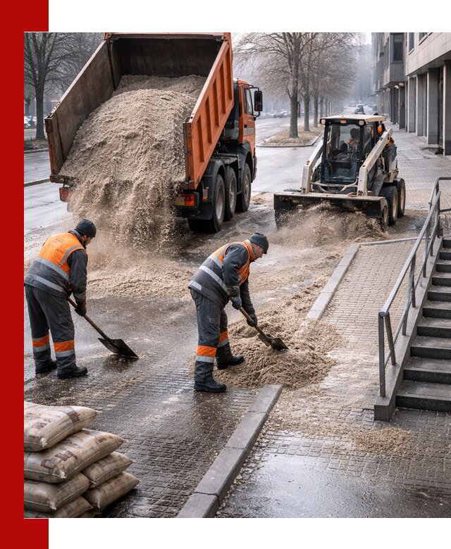Поставка противогололедных материалов в Качканаре