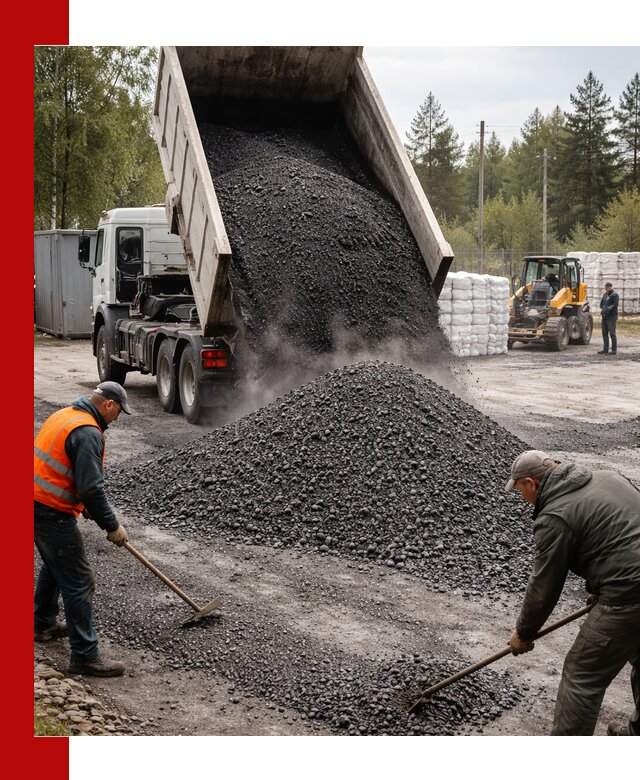 Доставка и продажа асфальтного гранулята в Качканаре