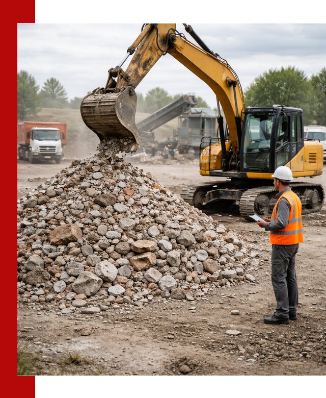 Доставка и вывоз строительного боя в Качканаре