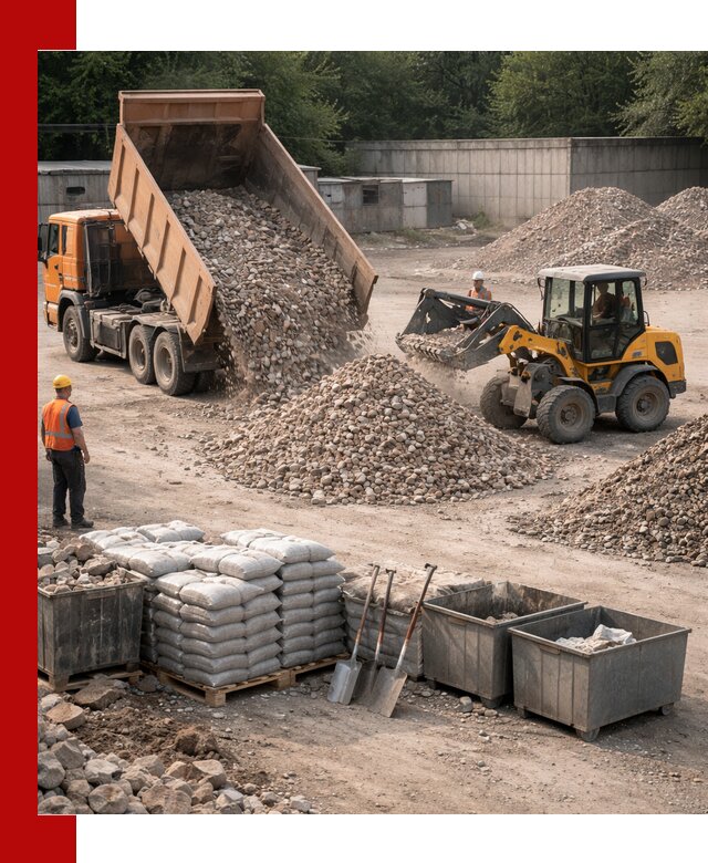 Вторичные материалы для отсыпки в Качканаре — поставка и доставка